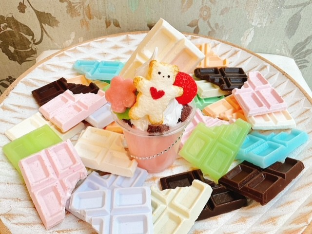 【中央】食品サンプル工房 ホワイトデー春のミニパフェ作り!③