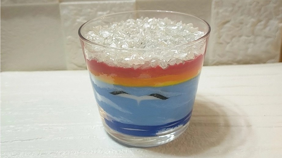 【中央】サンドdeオブジェを作ろう！〜カモメを描こう〜③