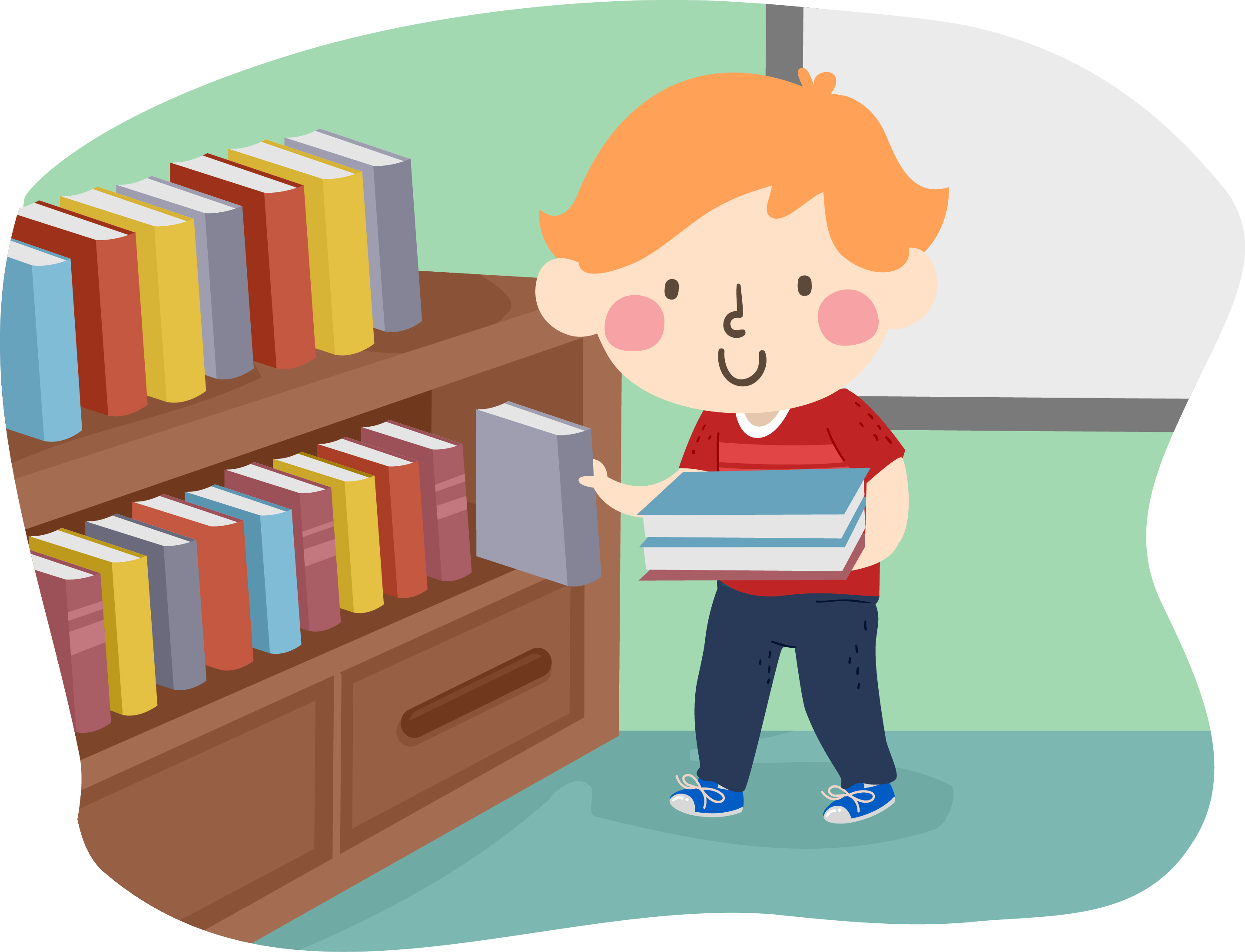 【三角分館】親子でお仕事体験！司書をやってみよう②