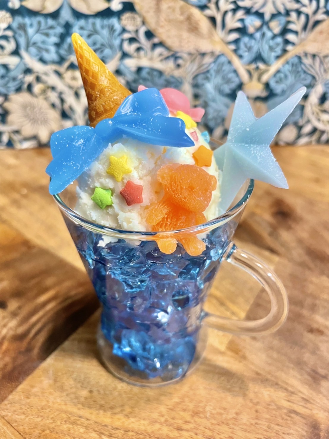 私だけの☆クリームソーダキャンドル作り④
