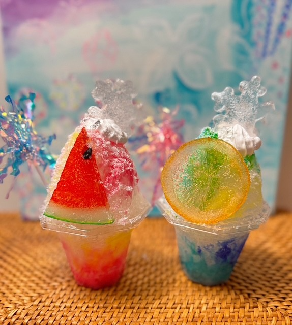 【中央】食品サンプル工房 ~溶けないかき氷を作ろう~③