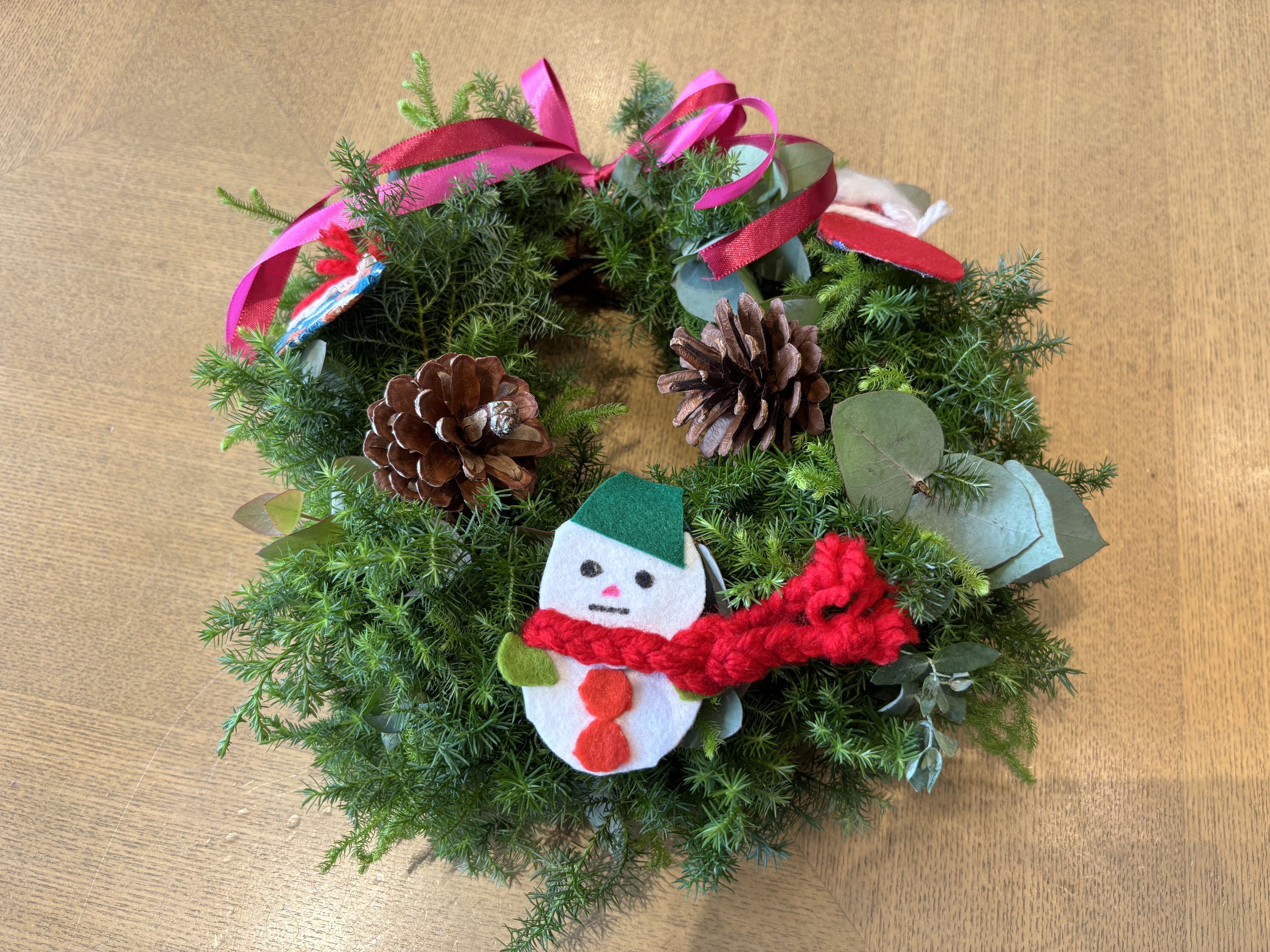 親子で作ろう!クリスマスリースづくりワークショップ