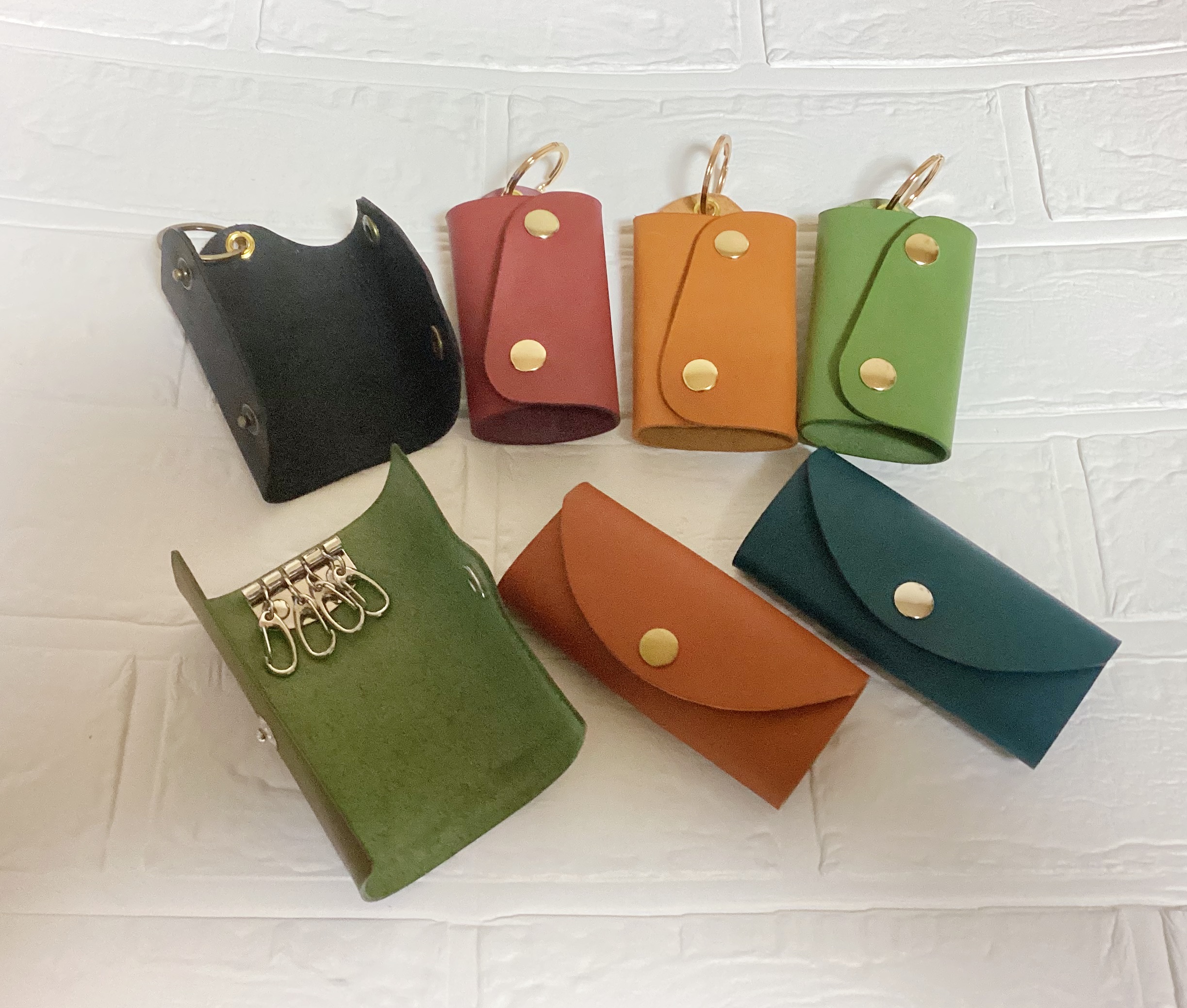 革のキーケース作り④