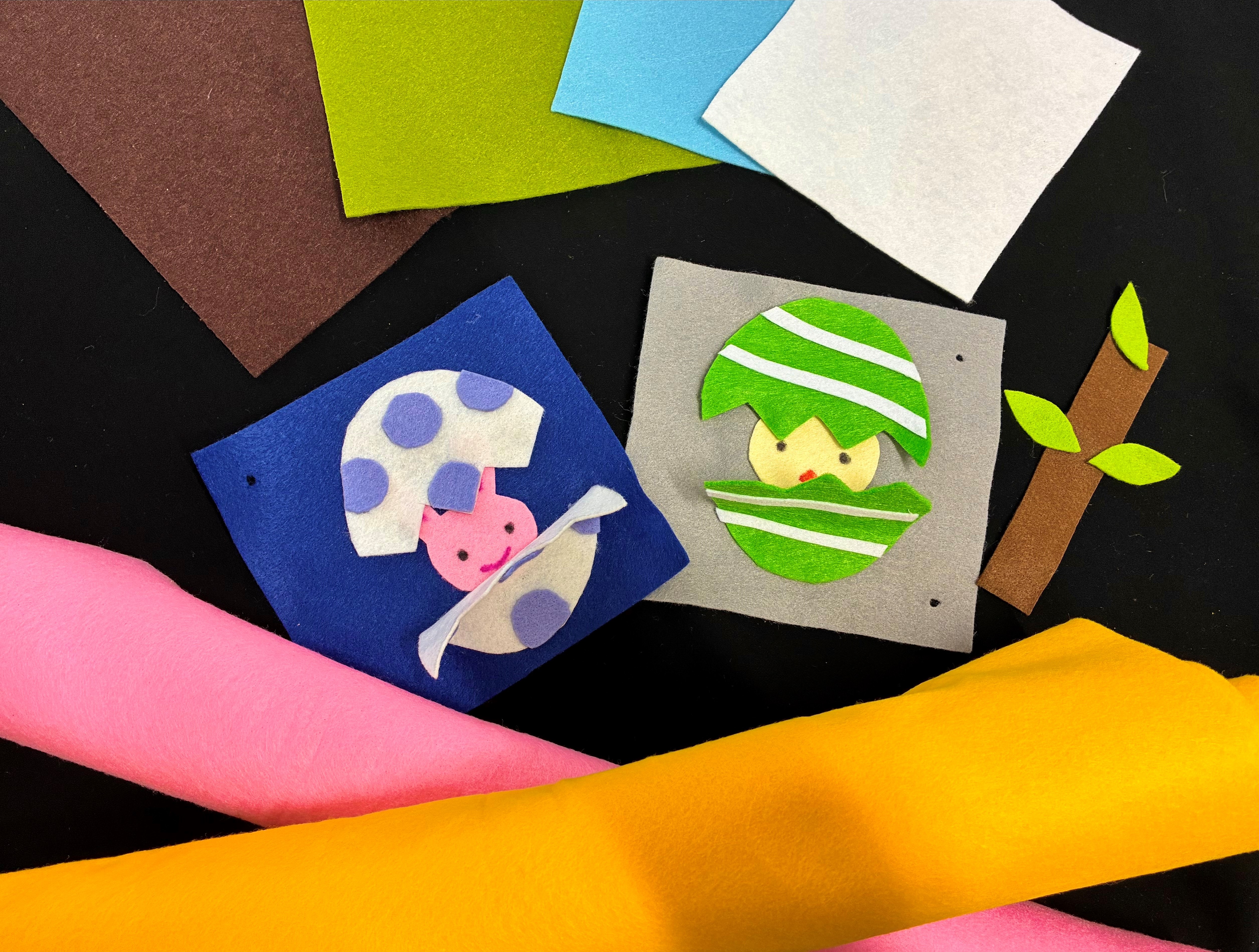 【西分館】イースターエッグ布絵本を作ろう！！