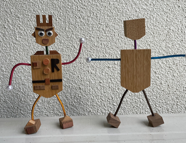 木でつくろう！ロボットくん